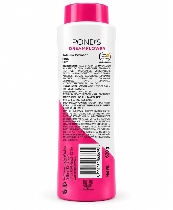 PONDS DREAMFLOWER  TALCUM POWDER